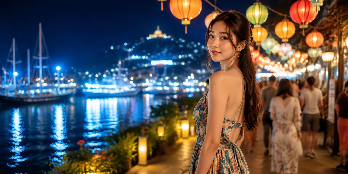 Người dùng Nha Trang đăng ký tài khoản cgx tại chợ đêm với không khí sôi động