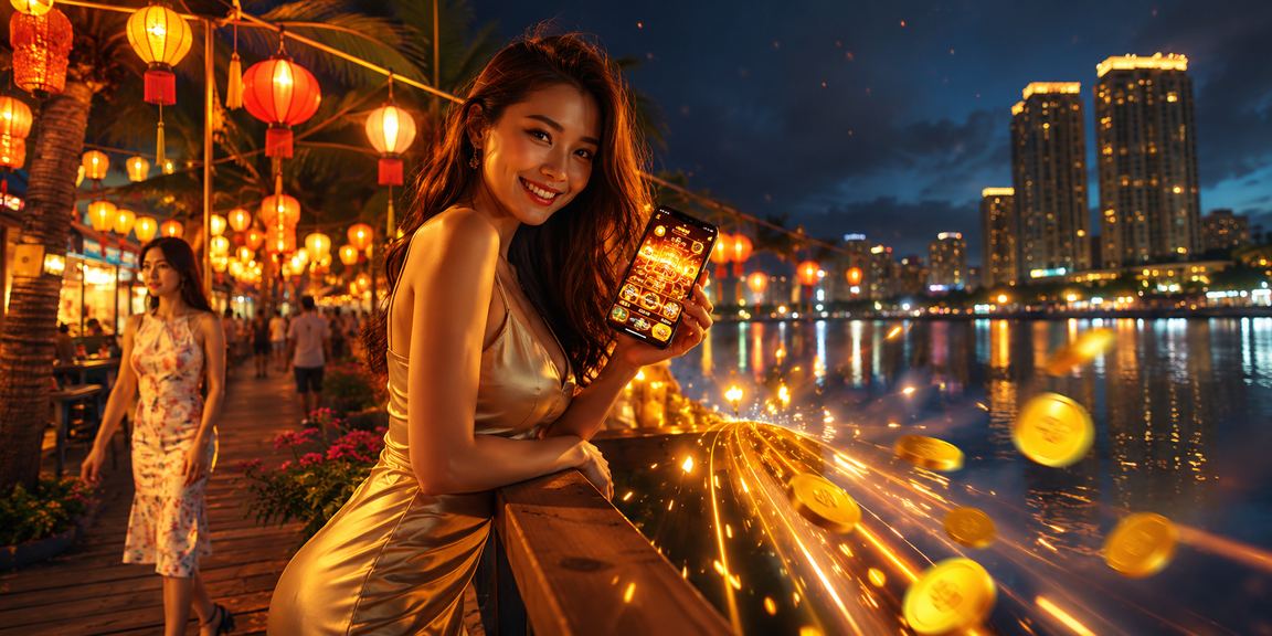 Người dùng thực hiện giao dịch nạp tiền trên điện thoại tại Phú Quốc